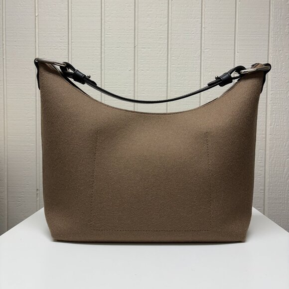 NEW Graf Lantz Hana Merino Wool Hobo Bag - Cumin (Brown) - Picture 2 of 10